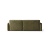 Carrara 3-Sitzer Ecksofa rechts aus Samt in Grün (Bluvel 77), 219x165 cm von Ferrani Interiors – Bild 5