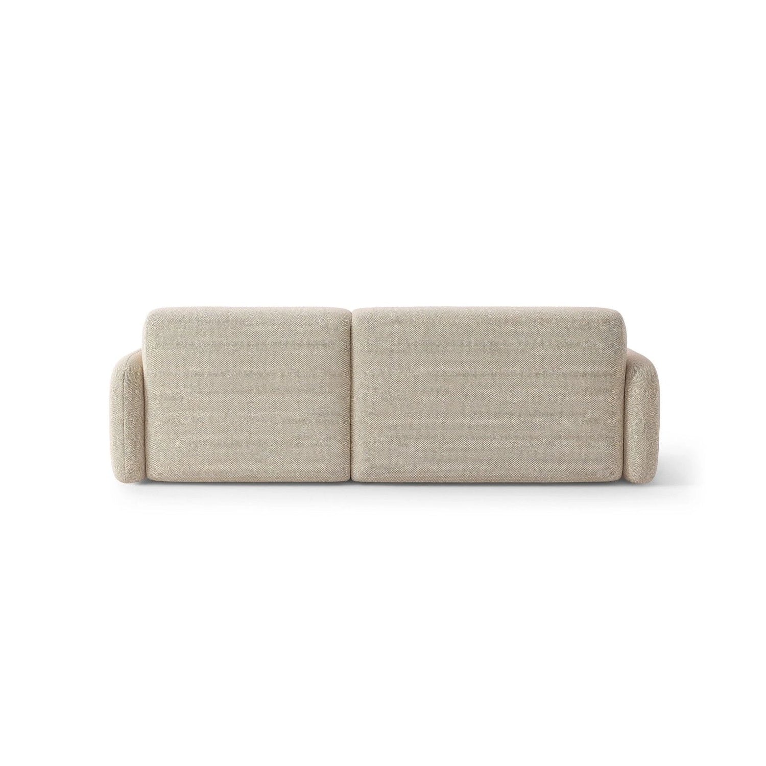 Carrara 3-Sitzer Ecksofa rechts aus Strukturstoff in Beige (Scott Sand), 219x165 cm von Ferrani Interiors – Bild 5