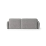 Carrara 3-Sitzer Ecksofa rechts aus Strukturstoff in Grau (Scott Ash), 219x165 cm von Ferrani Interiors – Bild 5
