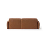 Carrara 3-Sitzer Ecksofa rechts aus Strukturstoff in Terrakotta (Scott Terracotta), 219x165 cm von Ferrani Interiors – Bild 5