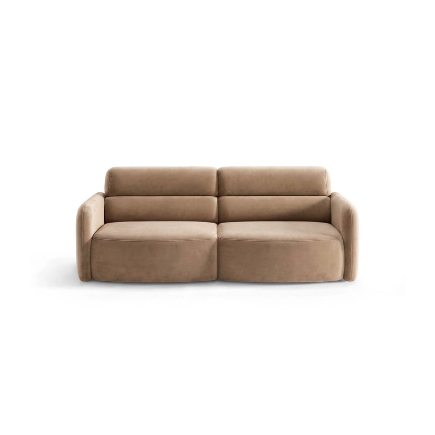 Carrara 3-Sitzer Sofa aus Samt in Beige (Bluvel 28), 194x100 cm von Ferrani Interiors – Bild 1