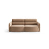 Carrara 3-Sitzer Sofa aus Samt in Beige (Bluvel 28), 194x100 cm von Ferrani Interiors – Bild 1