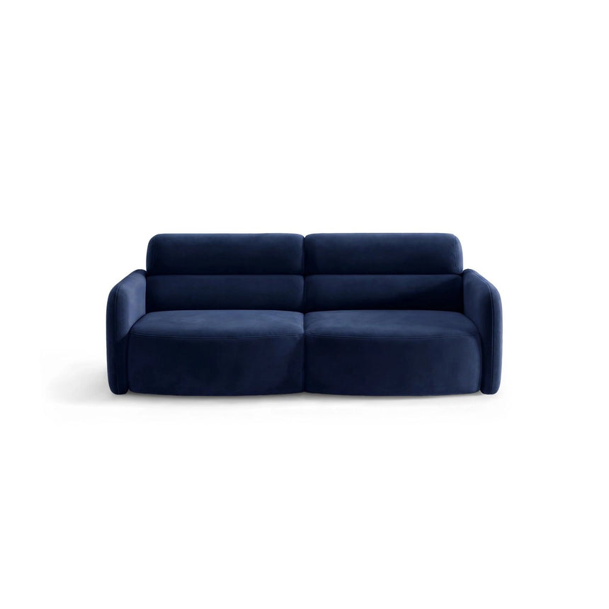 Carrara 3-Sitzer Sofa aus Samt in Königsblau (Bluvel 86), 194x100 cm von Ferrani Interiors – Bild 1
