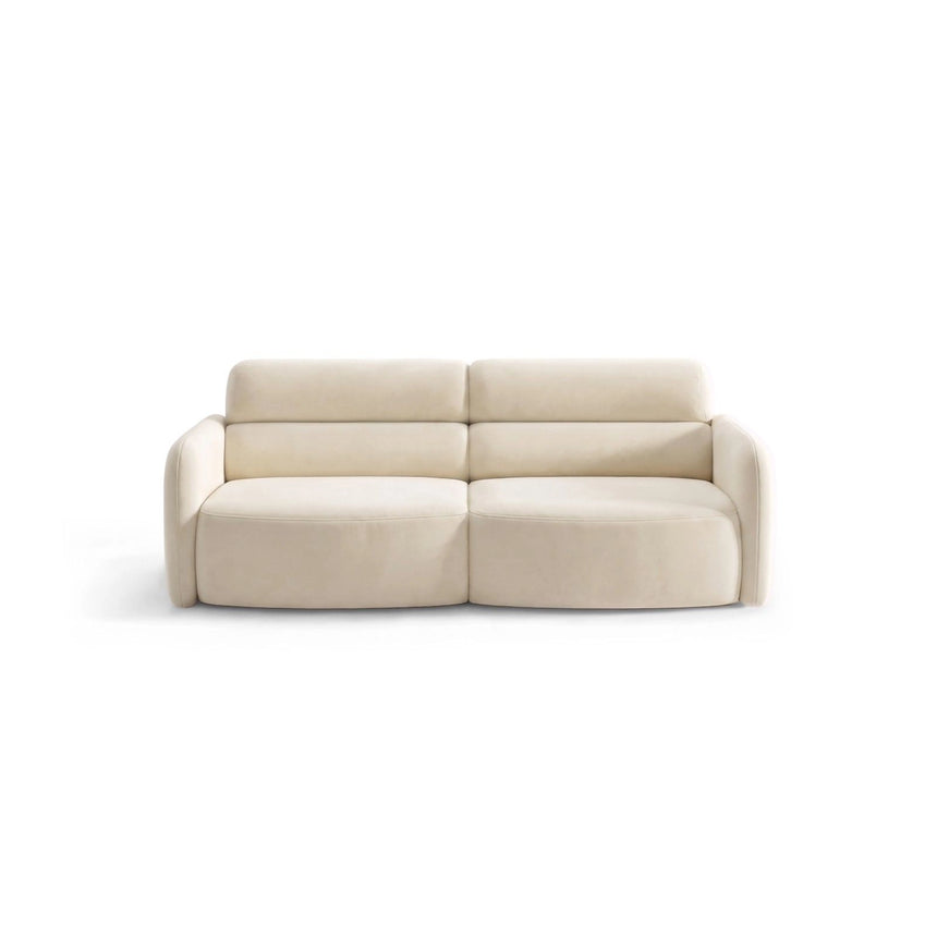 Carrara 3-Sitzer Sofa aus Samt oder Strukturstoff, 194x100 cm von Ferrani Interiors – Bild 1