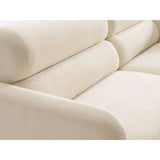 Carrara 3-Sitzer Sofa aus Samt oder Strukturstoff, 194x100 cm von Ferrani Interiors – Bild 6