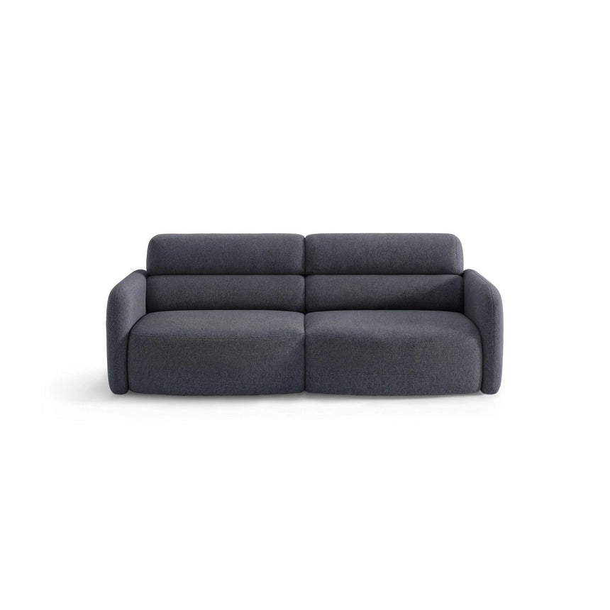 Carrara 3-Sitzer Sofa aus Strukturstoff in Dunkelblau (Scott Ocean), 194x100 cm von Ferrani Interiors – Bild 1