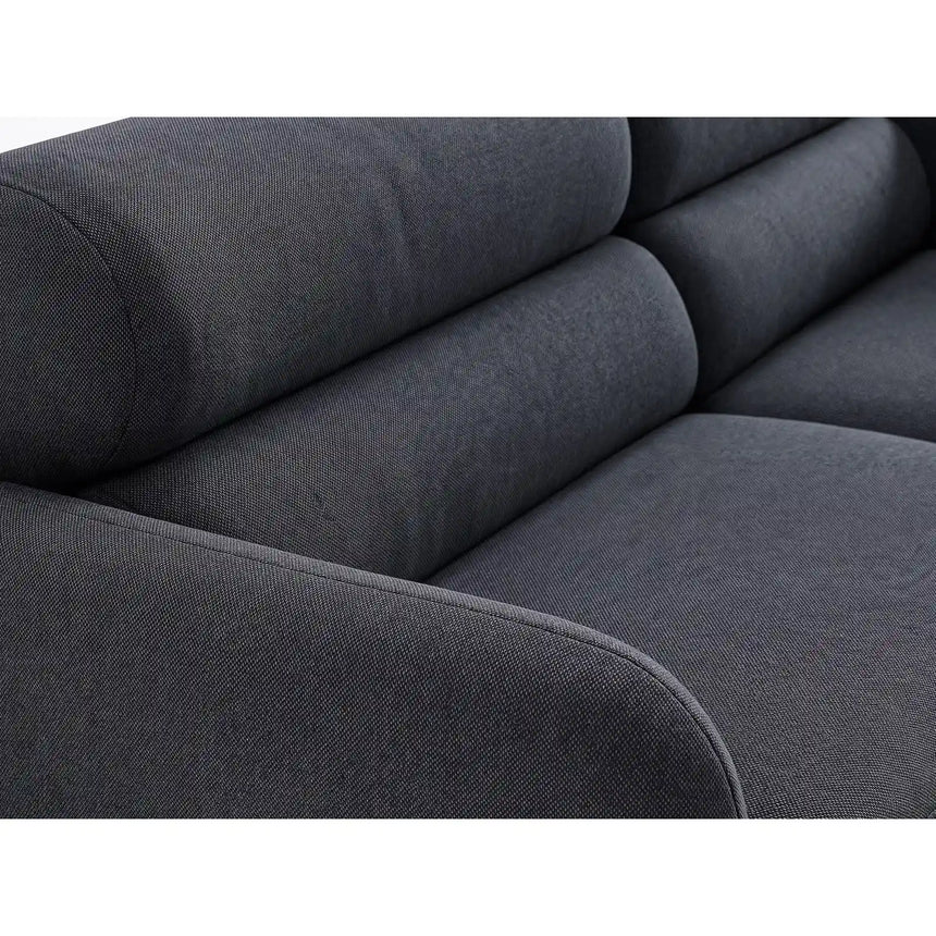Carrara 3-Sitzer Sofa aus Strukturstoff in Dunkelblau (Scott Ocean), 194x100 cm von Ferrani Interiors – Bild 6