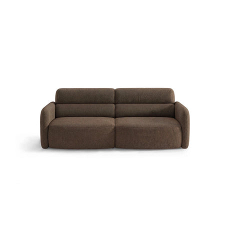 Carrara 3-Sitzer Sofa aus Strukturstoff in Dunkelbraun (Scott Ebony), 194x100 cm von Ferrani Interiors – Bild 1