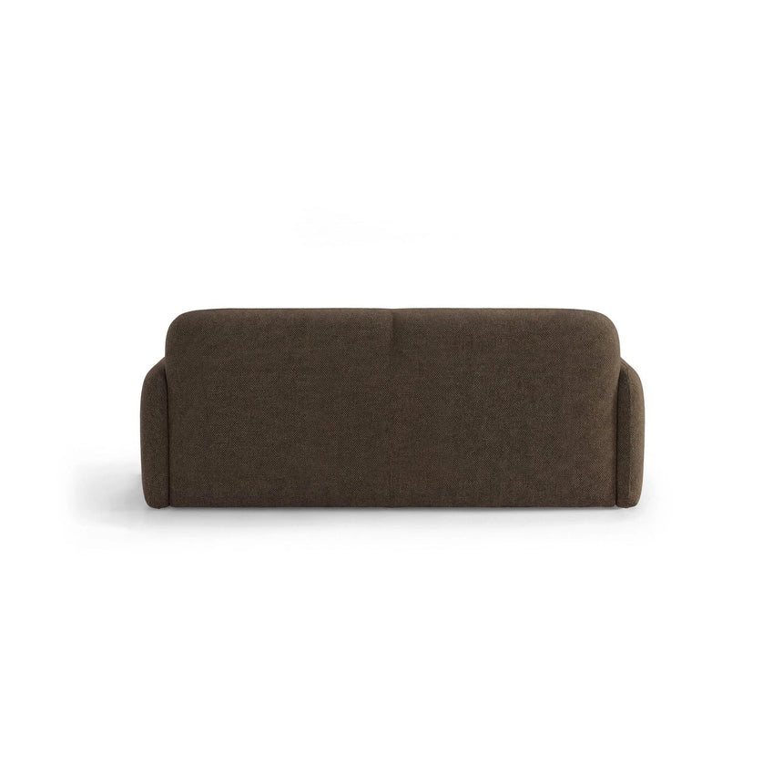 Carrara 3-Sitzer Sofa aus Strukturstoff in Dunkelbraun (Scott Ebony), 194x100 cm von Ferrani Interiors – Bild 5