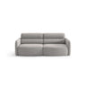 Carrara 3-Sitzer Sofa aus Strukturstoff in Grau (Scott Ash), 194x100 cm von Ferrani Interiors – Bild 1