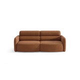 Carrara 3-Sitzer Sofa aus Strukturstoff in Terrakotta (Scott Terracotta), 194x100 cm von Ferrani Interiors – Bild 1