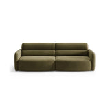 Carrara 4-Sitzer Sofa aus Samt in Grün (Bluvel 77), 244x100 cm von Ferrani Interiors – Bild 1