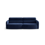 Carrara 4-Sitzer Sofa aus Samt in Königsblau (Bluvel 86), 244x100 cm von Ferrani Interiors – Bild 1
