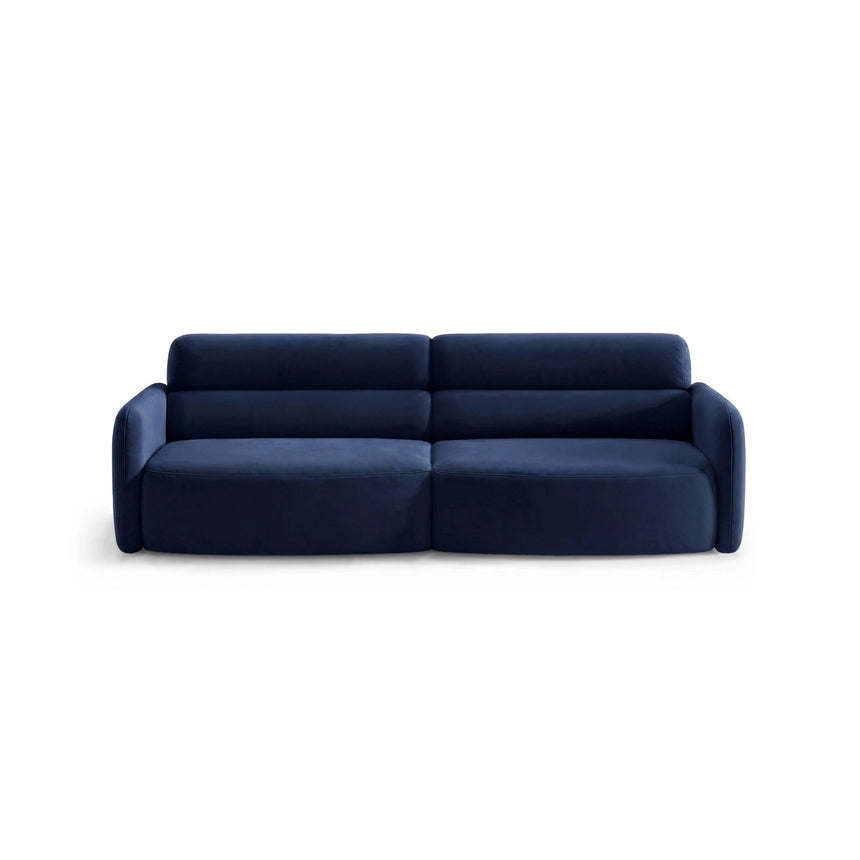 Carrara 4-Sitzer Sofa aus Samt in Königsblau (Bluvel 86), 244x100 cm von Ferrani Interiors – Bild 1