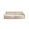 Carrara 4-Sitzer Sofa aus Samt oder Strukturstoff, 244x100 cm von Ferrani Interiors – Bild 1