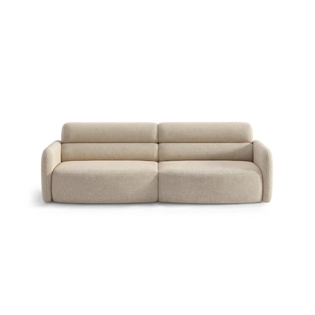 Carrara 4-Sitzer Sofa aus Strukturstoff in Beige (Scott Sand), 244x100 cm von Ferrani Interiors – Bild 1