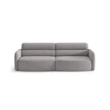 Carrara 4-Sitzer Sofa aus Strukturstoff in Grau (Scott Ash), 244x100 cm von Ferrani Interiors – Bild 1