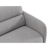 Carrara 4-Sitzer Sofa aus Strukturstoff in Grau (Scott Ash), 244x100 cm von Ferrani Interiors – Bild 6