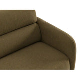 Carrara 4-Sitzer Sofa aus Strukturstoff in Oliv (Scott Moss), 244x100 cm von Ferrani Interiors – Bild 6