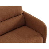 Carrara 4-Sitzer Sofa aus Strukturstoff in Terrakotta (Scott Terracotta), 244x100 cm von Ferrani Interiors – Bild 6