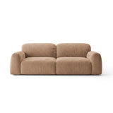Livorno 3-Sitzer Sofa aus Samt in Beige (Bluvel 28), 220x104 cm von Ferrani Interiors – Bild 1