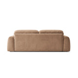 Livorno 3-Sitzer Sofa aus Samt in Beige (Bluvel 28), 220x104 cm von Ferrani Interiors – Bild 5