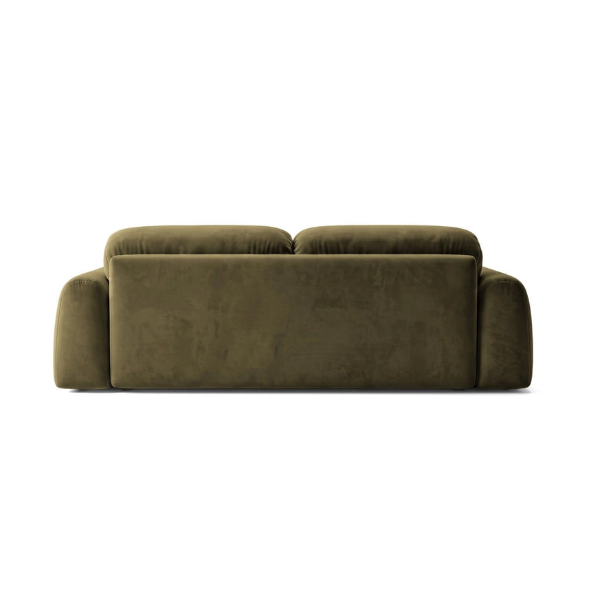 Livorno 3-Sitzer Sofa aus Samt in Grün (Bluvel 77), 220x104 cm von Ferrani Interiors – Bild 5