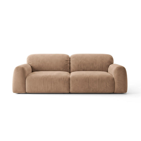 Livorno 4-Sitzer Sofa aus Samt in Beige (Bluvel 28), 260x104 cm von Ferrani Interiors – Bild 1