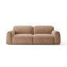 Livorno 4-Sitzer Sofa aus Samt in Beige (Bluvel 28), 260x104 cm von Ferrani Interiors – Bild 1