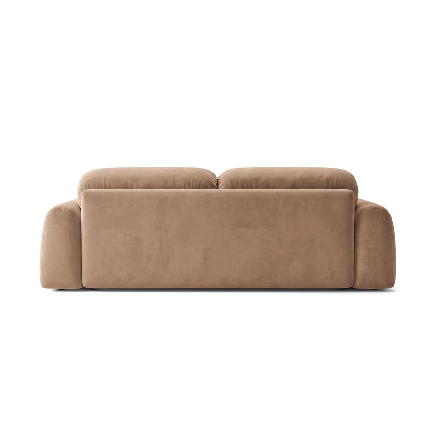 Livorno 4-Sitzer Sofa aus Samt in Beige (Bluvel 28), 260x104 cm von Ferrani Interiors – Bild 5