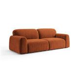 Livorno 4-Sitzer Sofa aus Samt in Terrakotta (Bluvel 4215), 260x104 cm von Ferrani Interiors – Bild 4
