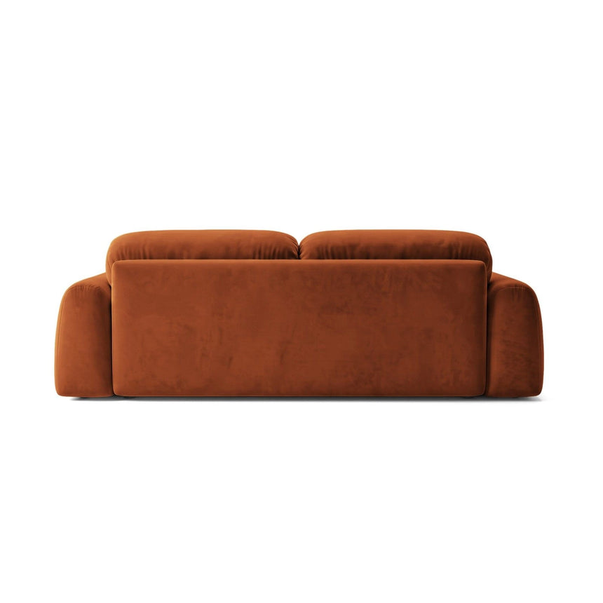 Livorno 4-Sitzer Sofa aus Samt in Terrakotta (Bluvel 4215), 260x104 cm von Ferrani Interiors – Bild 5