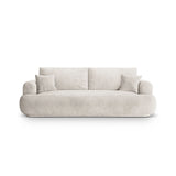 Luce 3-Sitzer Sofa mit Schlaffunktion, ausklappbar, aus Samt, Boucle oder Strukturstoff, 253x108 cm von Ferrani Interiors – Bild 1