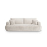 Luce 3-Sitzer Sofa mit Schlaffunktion, ausklappbar, aus Samt, Boucle oder Strukturstoff, 253x108 cm von Ferrani Interiors – Bild 1