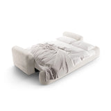 Luce 3-Sitzer Sofa mit Schlaffunktion, ausklappbar, aus Samt, Boucle oder Strukturstoff, 253x108 cm von Ferrani Interiors – Bild 6