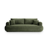 Luce 3-Sitzer Sofa mit Schlaffunktion, ausklappbar, aus Samt in Grün (Vogue 11), 253x108 cm von Ferrani Interiors – Bild 1