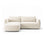 Moso 3-Sitzer Ecksofa links aus Samt, 208x155 cm von Ferrani Interiors – Bild 1