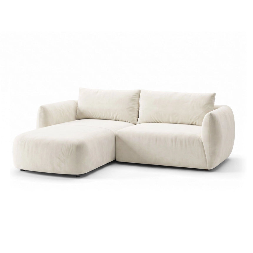 Moso 3-Sitzer Ecksofa links aus Samt, 208x155 cm von Ferrani Interiors – Bild 4