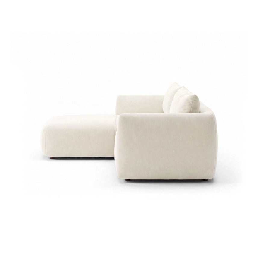 Moso 3-Sitzer Ecksofa links aus Samt, 208x155 cm von Ferrani Interiors – Bild 5