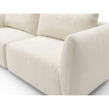 Moso 3-Sitzer Ecksofa links aus Samt, 208x155 cm von Ferrani Interiors – Bild 7