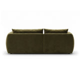 Moso 3-Sitzer Ecksofa links aus Samt in Grün (Bluvel 77), 208x155 cm von Ferrani Interiors – Bild 6