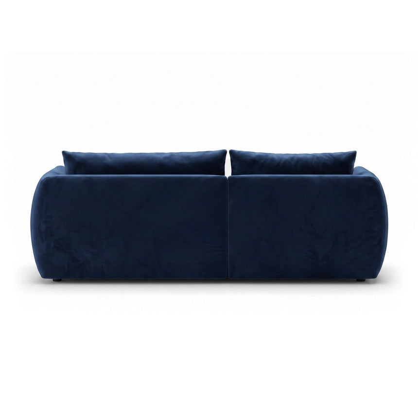 Moso 3-Sitzer Ecksofa links aus Samt in Königsblau (Bluvel 86), 208x155 cm von Ferrani Interiors – Bild 6
