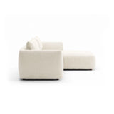 Moso 3-Sitzer Ecksofa rechts aus Samt, 208x155 cm von Ferrani Interiors – Bild 5