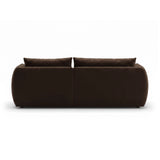 Moso 3-Sitzer Ecksofa rechts aus Samt in Dunkelbraun (Bluvel 48), 208x155 cm von Ferrani Interiors – Bild 6