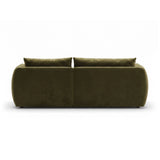 Moso 3-Sitzer Ecksofa rechts aus Samt in Grün (Bluvel 77), 208x155 cm von Ferrani Interiors – Bild 6