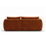 Moso 3-Sitzer Ecksofa rechts aus Samt in Terrakotta (Bluvel 4215), 208x155 cm von Ferrani Interiors – Bild 6