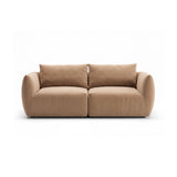 Moso 3-Sitzer Sofa aus Samt in Beige (Bluvel 28), 190x95 cm von Ferrani Interiors – Bild 1