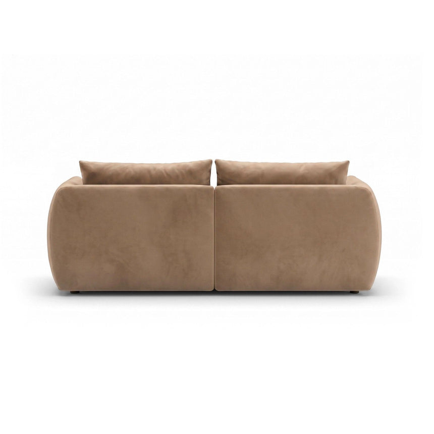 Moso 3-Sitzer Sofa aus Samt in Beige (Bluvel 28), 190x95 cm von Ferrani Interiors – Bild 6