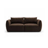 Moso 3-Sitzer Sofa aus Samt in Dunkelbraun (Bluvel 48), 190x95 cm von Ferrani Interiors – Bild 1