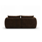 Moso 3-Sitzer Sofa aus Samt in Dunkelbraun (Bluvel 48), 190x95 cm von Ferrani Interiors – Bild 6